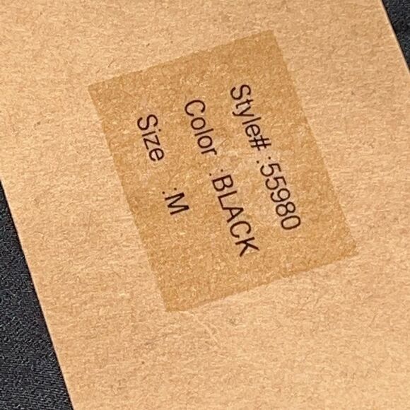 NWT Habitat 55980 Mock Wrap Dress (Core Basic) - Black Sz M/L - Picture 8 of 8